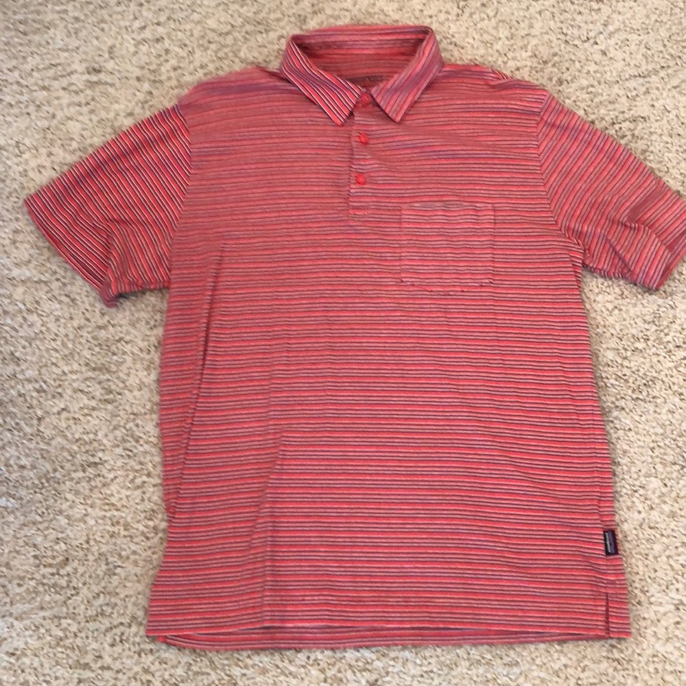 Men’s Patagonia polo shirt.